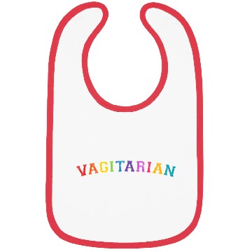 Discover Vagitarian Gift LGBT Lesbian Adult Humor Funny Gif Bibs