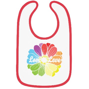 Discover Love is love Bibs