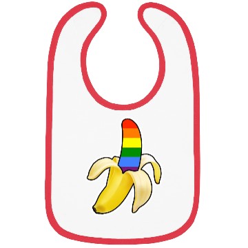 Discover banana rainbow Bibs