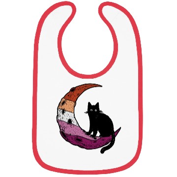 Discover Lesbian Cat Moon Bibs