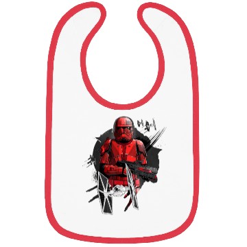 Discover Star Wars The Rise of Skywalker Red Trooper Bibs