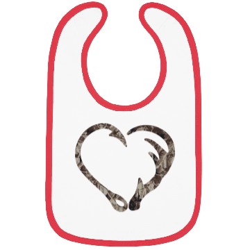 Discover Camo Fish Hook Antler Deer Hunting Buck Hunter Dad Bibs