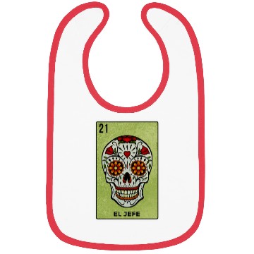 Discover El Jefe Mexican Lottery Card Cinco De Mayo Bibs