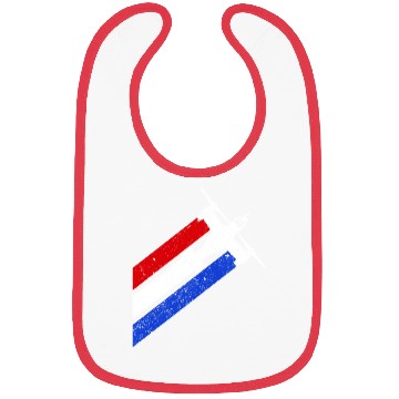 Discover V-22 Osprey Helicopter Red White Blue Contrails Bibs