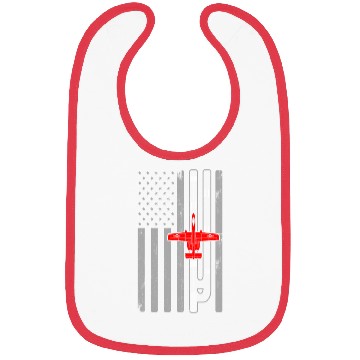 Discover A-10 Warthog American Flag Runway A10 Thunderbird Bibs