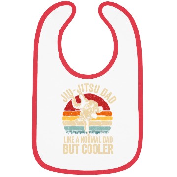 Discover Retro Jiu-Jitsu Dad Bibs BJJ Men Father Vintage