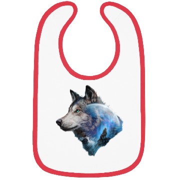 Discover Wolf Moon Forest View Nature Bibs