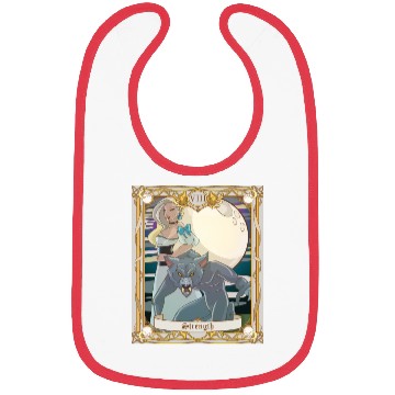 Discover Strength Tarot Card, Major Arcana Anime Vampire Bibs