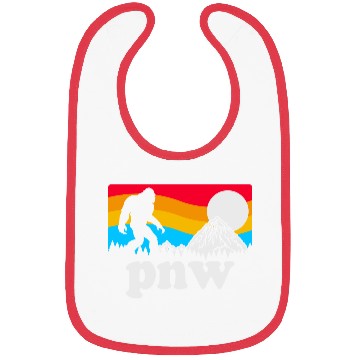 Discover PNW Pacific Northwest Bigfoot Bibs