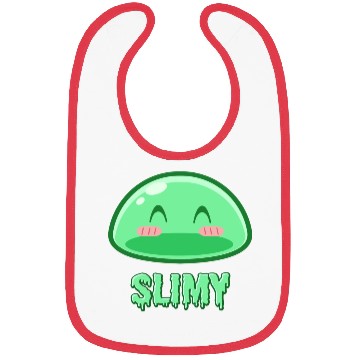 Discover Cute Green Dungeon Slime Monster Weird Anime Bibs