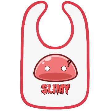 Discover Cute Red Dungeon Slime Monster Weird Anime Bibs