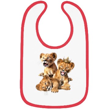Discover Lion cub Bibs