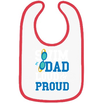 Discover Swimming Swimmer Swim Dad Bibs