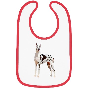 Discover harlequin white great dane Bibs