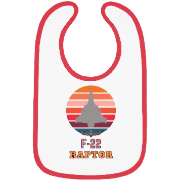 Discover F-22 raptor Bibs