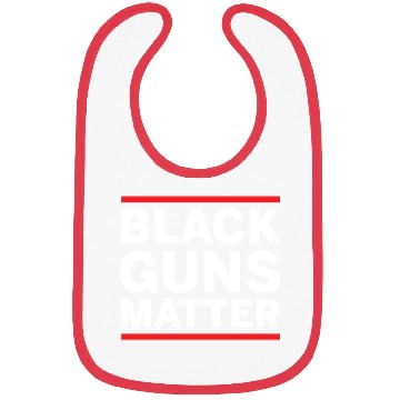 Discover Black guns matter merch Bibs