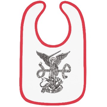 Discover Saint St Michael Catholic Archangel Angel Defender Bibs