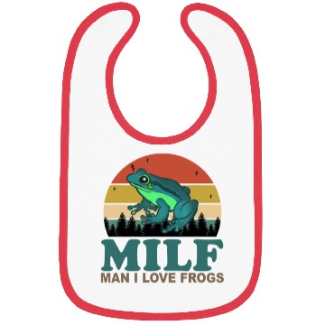Discover MILF Man I Love Frogs Bibs