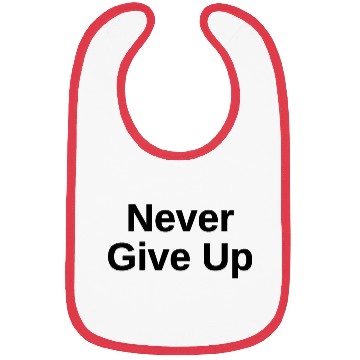 Discover never give up Bibs