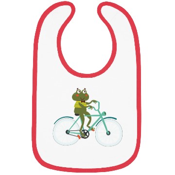 Discover Frog Biking Cyclist Bike Bicycle Race BMX MTB Gift Bibs