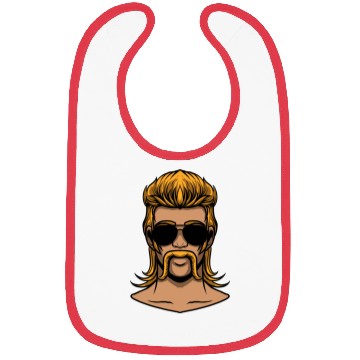 Discover Mullet Pride Redneck Bibs