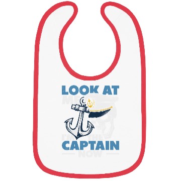 Discover Captain Boat Lovers Fishermen Sailing Boating Bibs