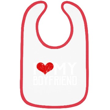 Discover i love my bf Bibs
