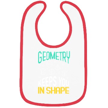 Discover Math Teacher Geometry Gift Bibs