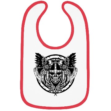 Discover Skull Raven Nordic Axt Odin Thor Norse Viking Bibs