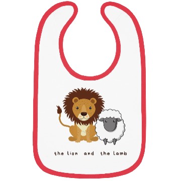 Discover The Lion and the Lamb Bibs