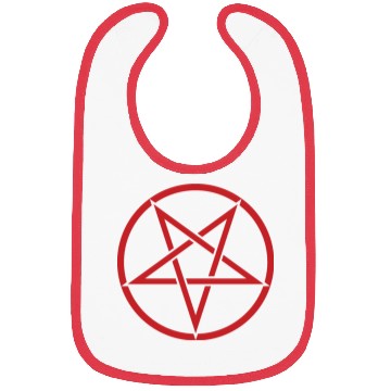 Discover Pentagram red Bibs