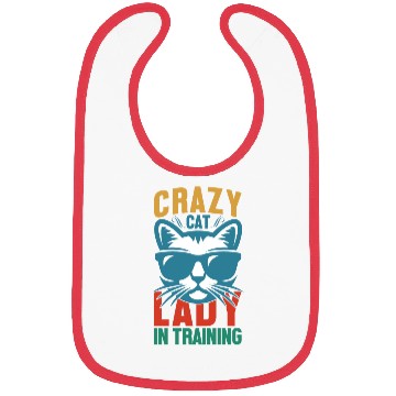 Discover Crazy cat lady Bibs