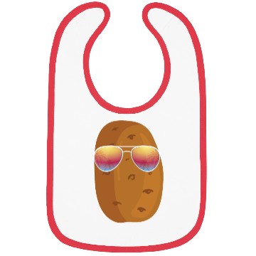 Discover Potato With Sunglasses Bibs