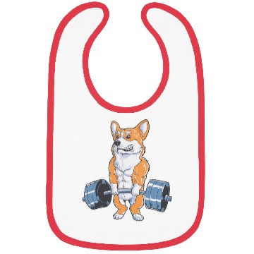 Discover Pembroke Welsh Corgi Dog Working Out gym Bibs
