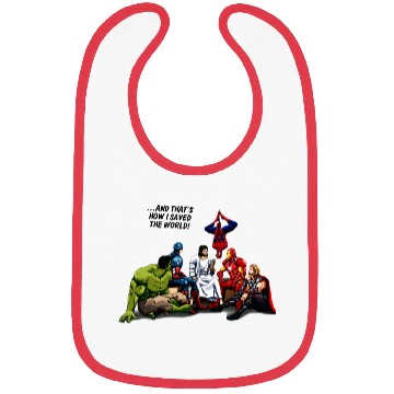 Discover jesus and his heroes friends Bibs