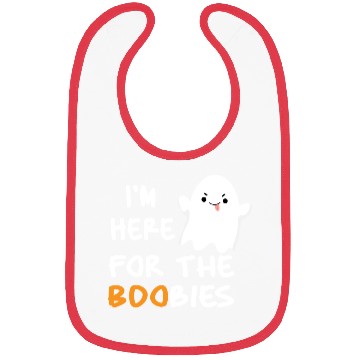 Discover I'm Here For the Boobies Funny Baby Halloween Bibs
