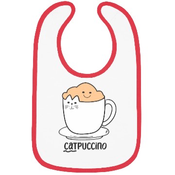 Discover Coffee Lover Caffeine Cat Lover Kity Kitten Pet Bibs