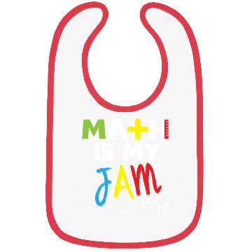 Discover Math Is My Jam math math math Bibs
