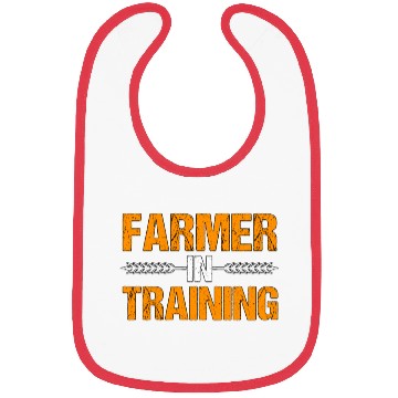 Discover Farmer In Training Gift Bibs