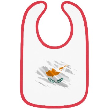 Discover Cyprus Ripped Flag Bibs