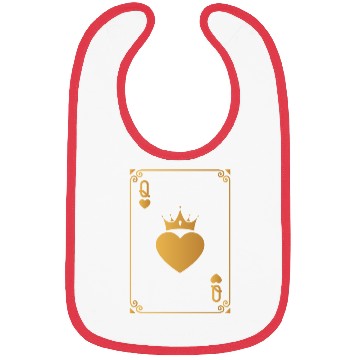 Discover Queen of Heart King Queen Couple Halloween Costume Bibs