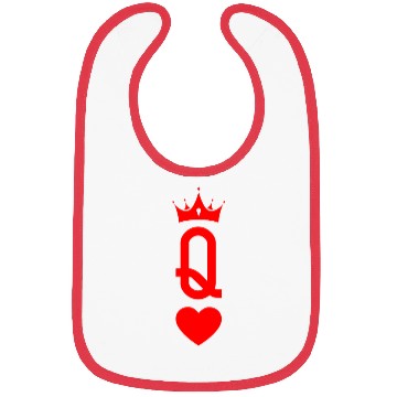 Discover Queen of Heart King Queen Couple Halloween Costume Bibs