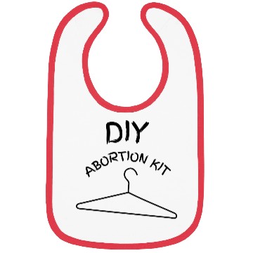 Discover DIY Abortion Dark Humor Funny Joke Gag Gift WOW Bibs