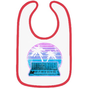 Discover Analog Synthesizer Synthwave Vintage Retrowave Bibs