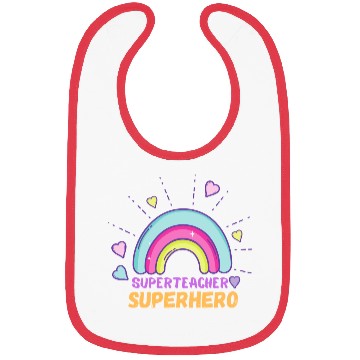 Discover Superteacher Superhero Funny Teacher Bibs