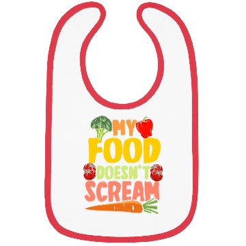 Discover Vegan Vegetarier My Food Doesn't Scream Bibs