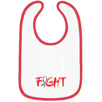 Discover Parkinsons Disease Awareness US Flag Warrior Bibs