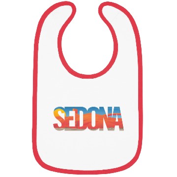 Discover Sedona Arizonna Scenic Typography Bibs