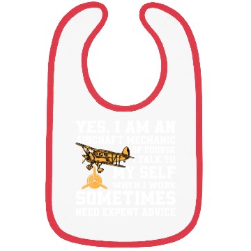 Discover Aircraft Mechanic Expert Gift Bibs