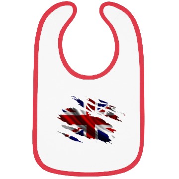 Discover United Kingdom Ripped Flag Bibs